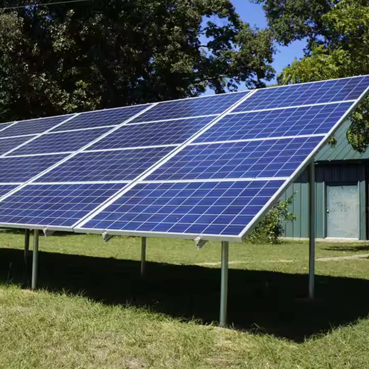 Monte del terreno agricolo solare