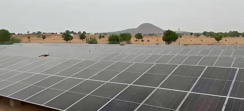 Realizza con successo un progetto di montaggio solare da 1,6 MW in Africa