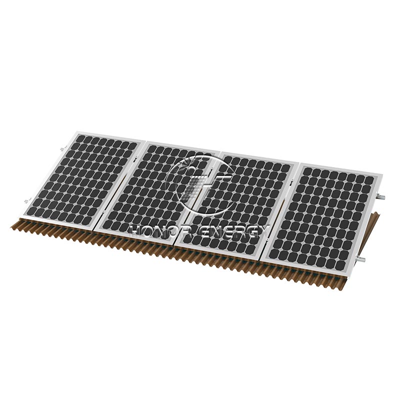 Supporto per tetto solare regolabile in alluminio