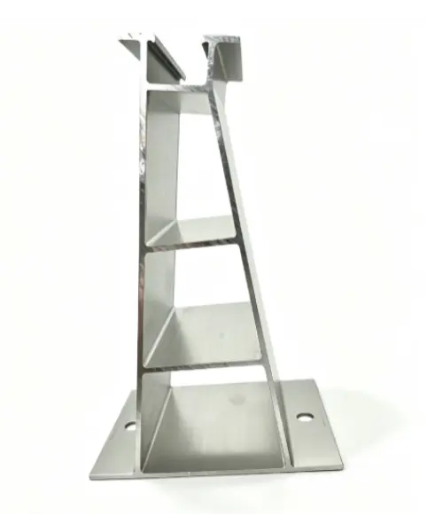 Base in alluminio per tetto piano