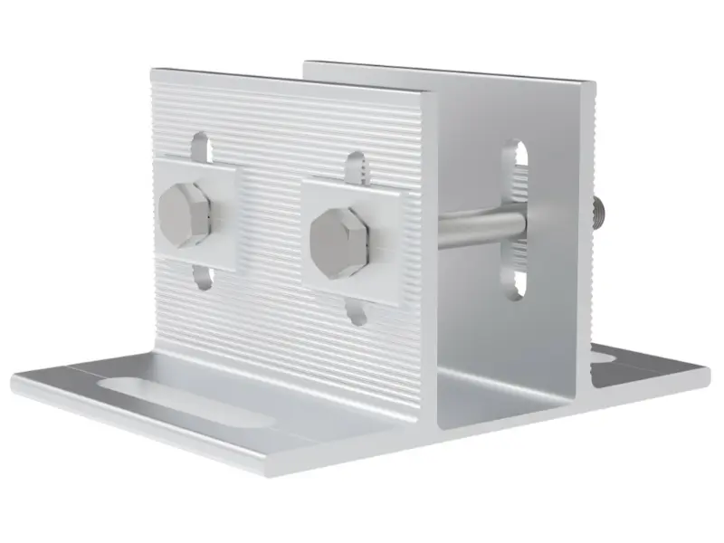 Base solare in alluminio