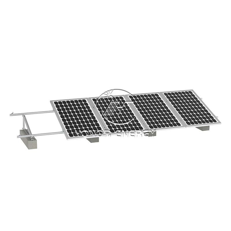 Supporto per tetto solare in alluminio in alluminio in cemento