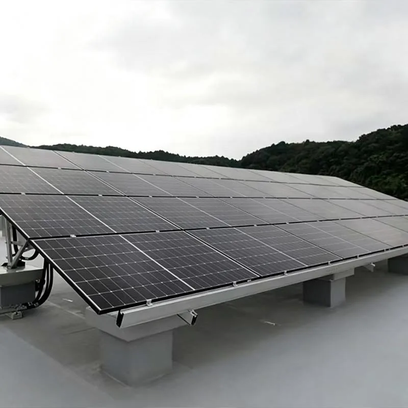 Supporto da terra in alluminio solare in cemento
