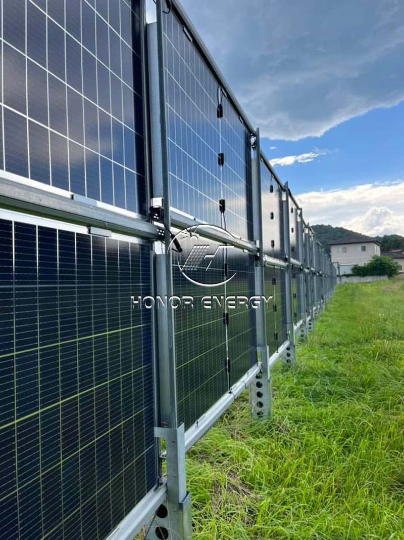 Vertical Solar Steel Mount