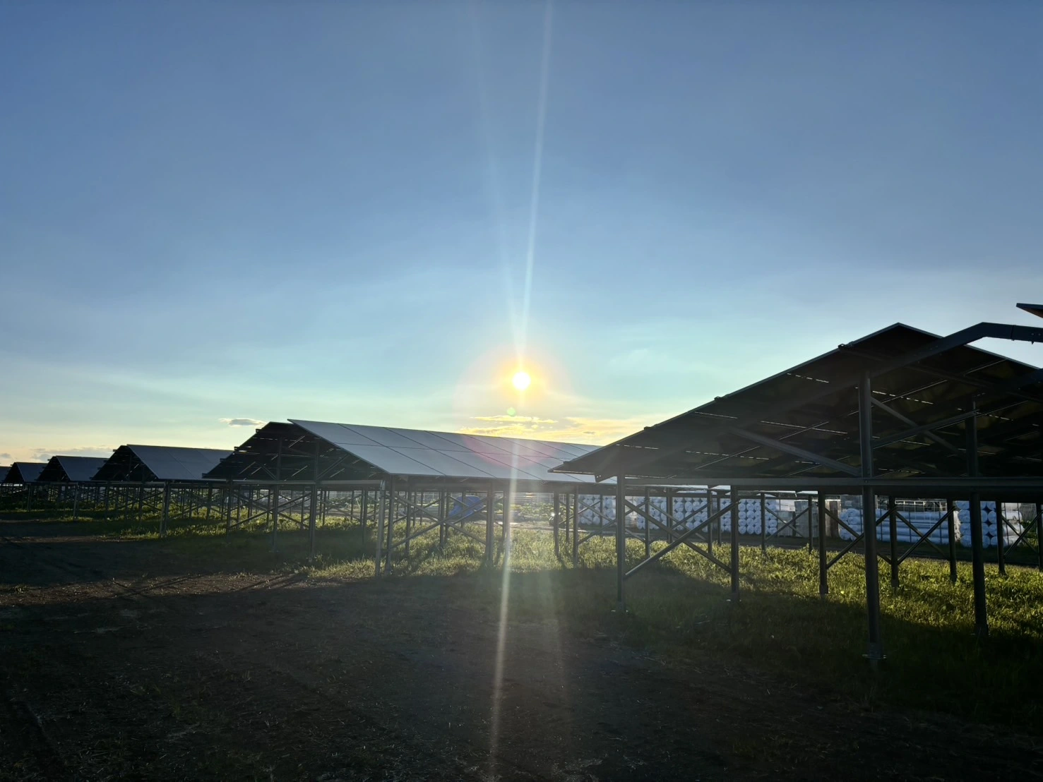 Aluminum Greenhouse Solar Farmland Mount