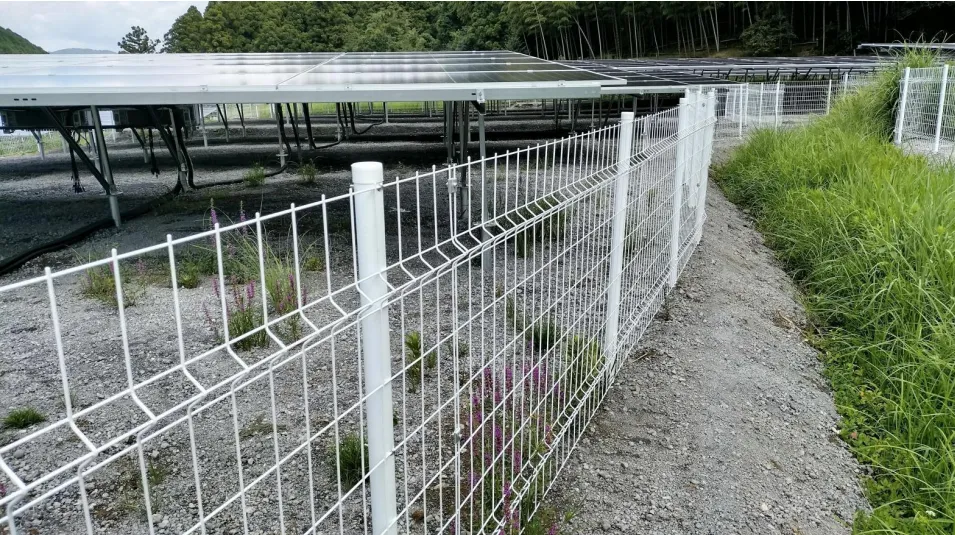 solar welding mesh fence