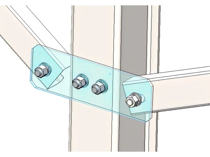 Piastra di collegamento solare