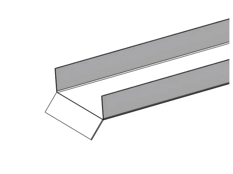 Canale impermeabile orizzontale solare