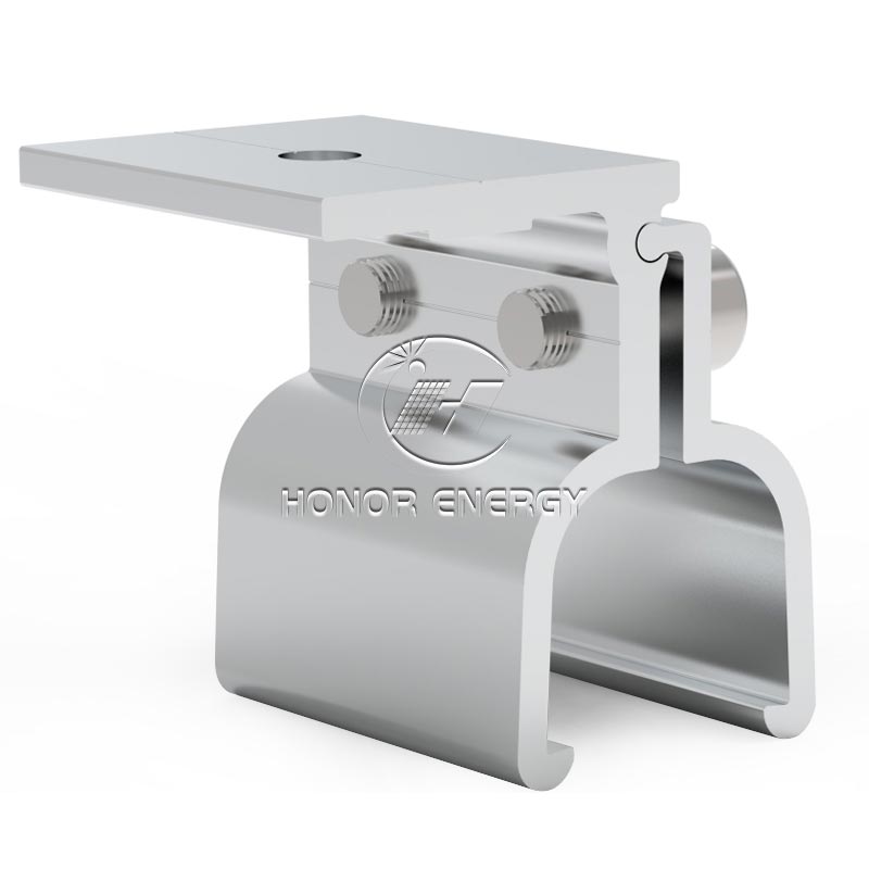 Clock clip solare per tetto in metallo