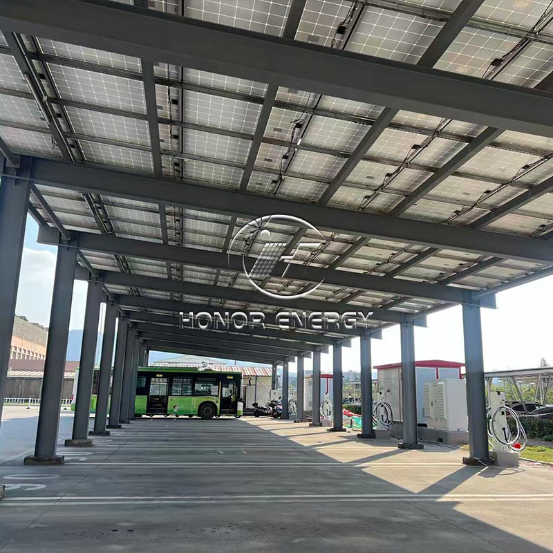 Supporto Bipv solare in acciaio